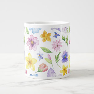 Grande Tasse Fleurs Floral Pattern Sublimation-95651