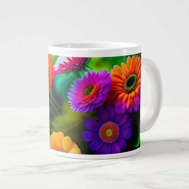 Grande Tasse Fleurs partout (Devant droit)