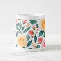Fleurs pastel dessin floral botanique vintage doux