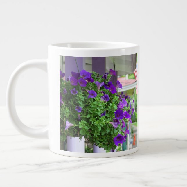 Grande Tasse Fleurs pourpres - Vignoble de Martha (Gauche)