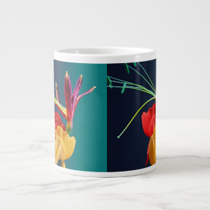 Grande Tasse Fleurs roses-17250