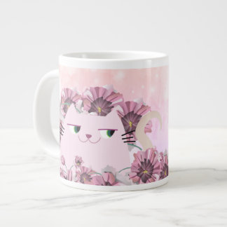 Grande Tasse Fleurs roses mignonnes