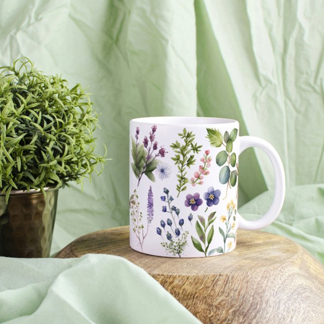 Grande Tasse Fleurs sauvages et herbes (Créateur téléchargé)