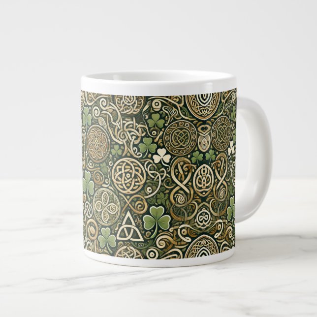 Grande Tasse Floraison celtique (Devant droit)