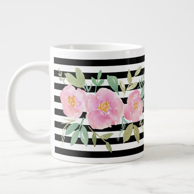 Grande Tasse Flore personnalisée (Gauche)