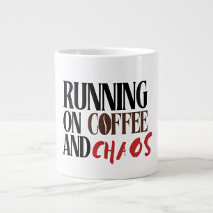 Grande Tasse Fonctionne au Café & Chaos – Classique drôle de jo