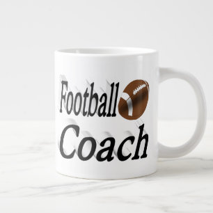 Grande Tasse Football Coach demi-texte