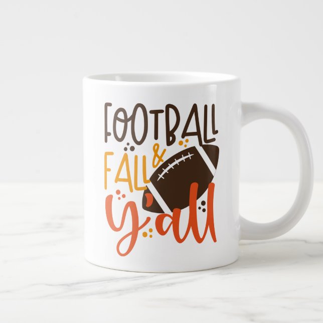 Grande Tasse Football Fall & Y'all (Droite)