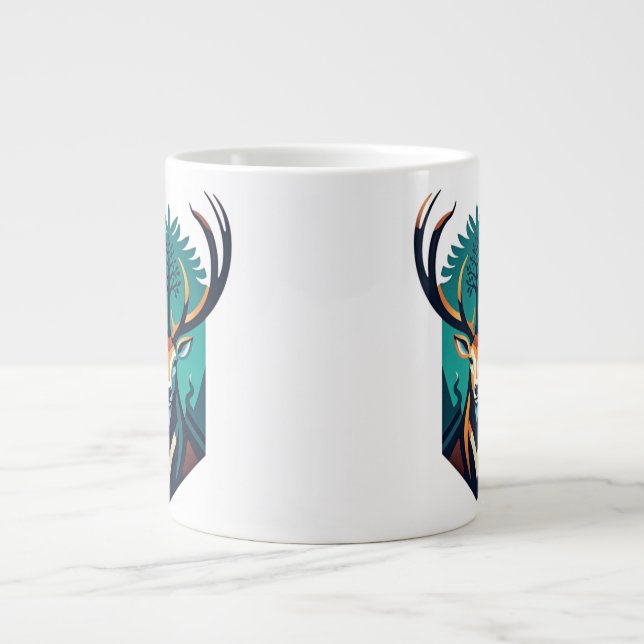 Grande Tasse Forest Guardian - L'Esprit du Stag (Devant)