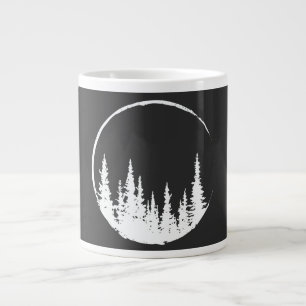 Grande Tasse Forêt Florale Arbre Arbre Aimant Forêt Arbre
