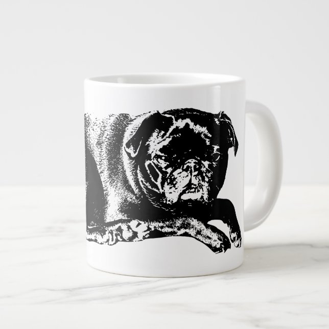 Grande Tasse Forme Audacieuse, Réflexions Confortables (Devant droit)