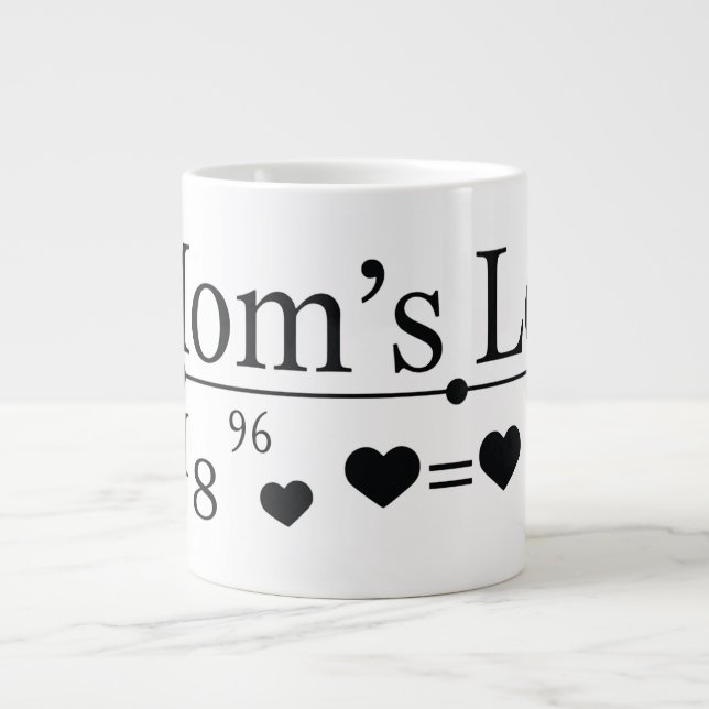 Grande Tasse Formule Amour de Maman 02 (Devant)