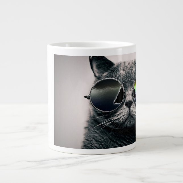 Grande Tasse Frais comme un chat (Devant)