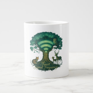 Grande Tasse Fréquence des signaux forestiers - Nature WiFi Art