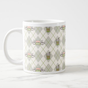 Grande Tasse FRIENDS™    Central Perk Argyle Pattern