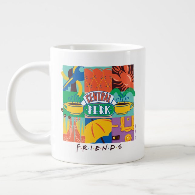 Grande Tasse FRIENDS™ | Central Perk Graphique Vibrant (Gauche)