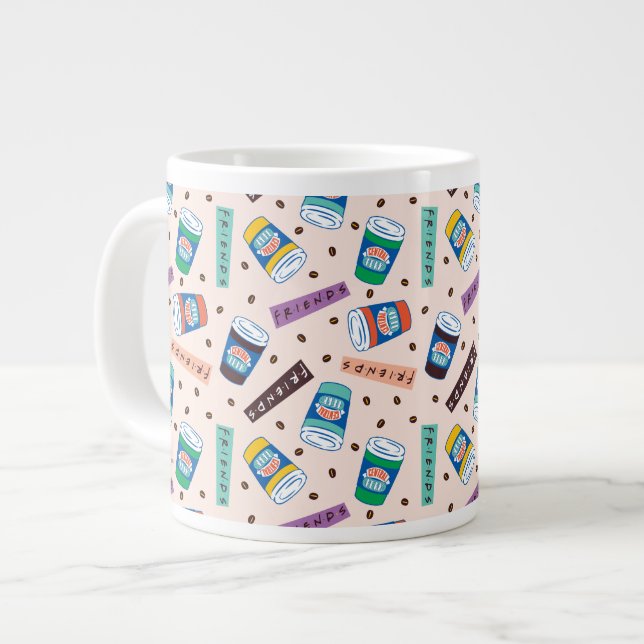 Grande Tasse FRIENDS™ | Central Perk Motif de Café Vibrant (Devant gauche)