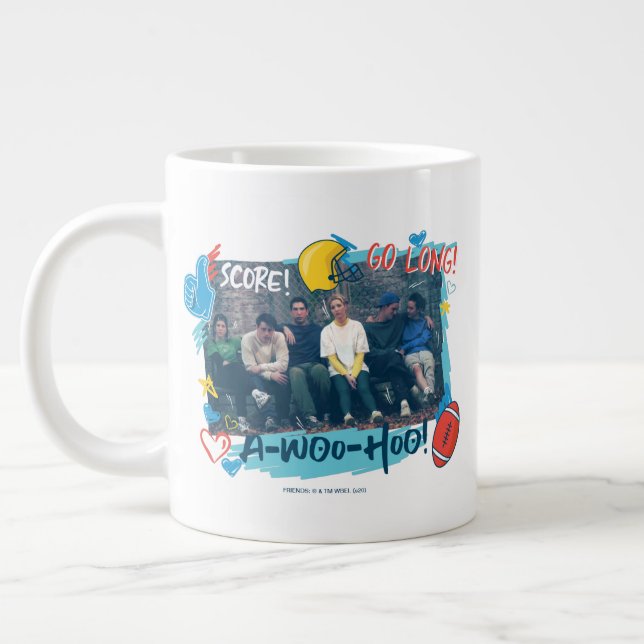 Grande Tasse FRIENDS™ | Jeu de Football (Gauche)