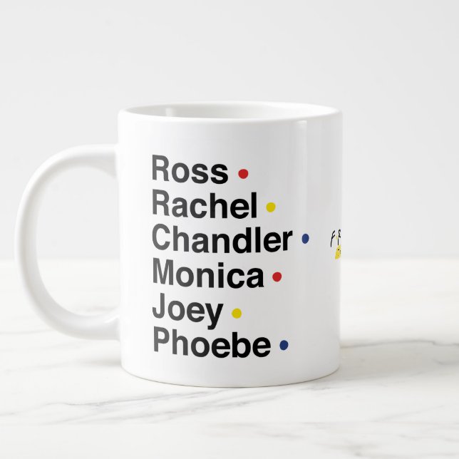 Grande Tasse FRIENDS™ | Noms des personnages (Gauche)