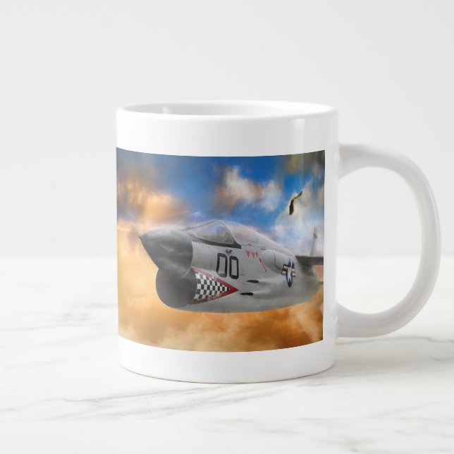 GRANDE TASSE FRONTIÈRES DU CIEL DE COMBATTRE JET WILD SKY (Droite)