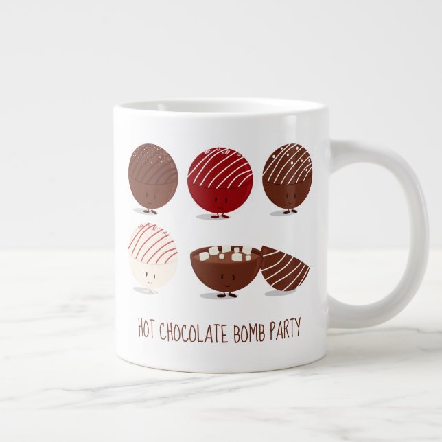 Grande Tasse Fun Hot Chocolat Bomb Party (Droite)