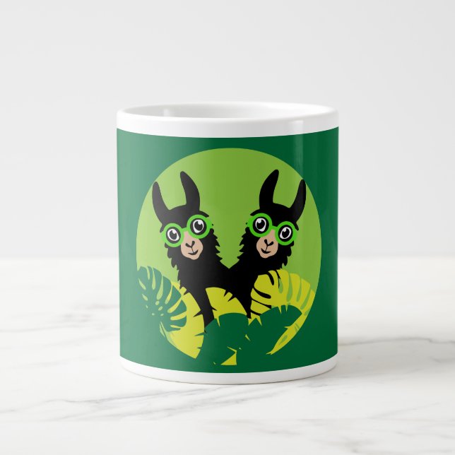 Grande Tasse Fun Llama Alpaca Maison Et Vie (Devant)