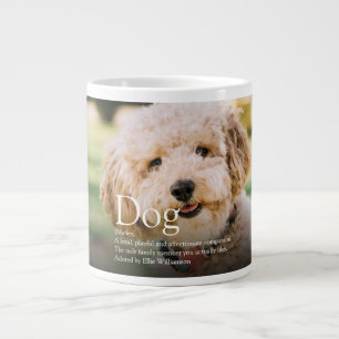 Grande Tasse Fun mignon Photo Chien Définition Animaux de compa