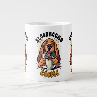 Grande Tasse Funny Bloodhound chien boire du café Spécialité Mu