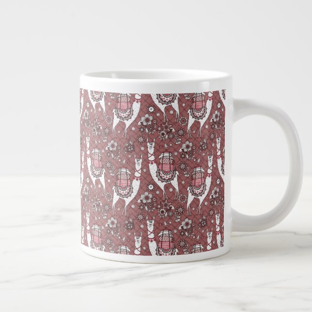 Grande Tasse Funny Llamas Motif (Droite)