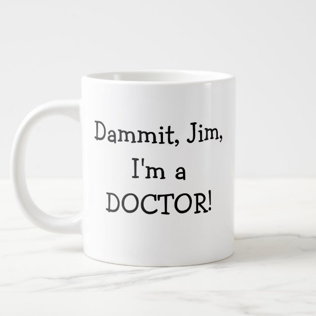 Grande Tasse Funny Medical School Graduate Doctor (Gauche)