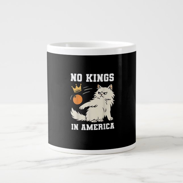 Grande Tasse Funny No Kings in America Retro Classic Style (Devant)