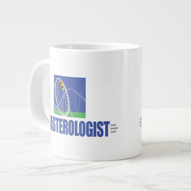 Grande Tasse Funny Roller Dessous de verre (Devant gauche)