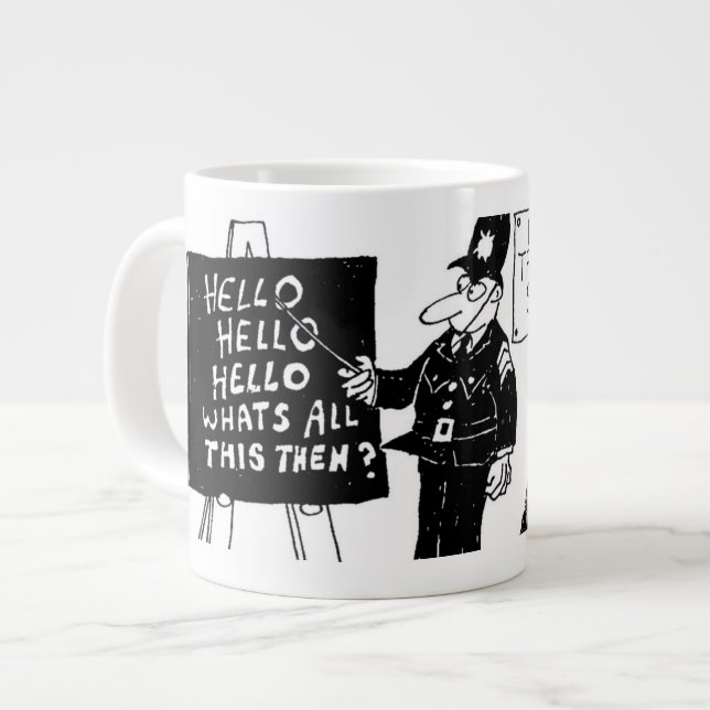 Grande Tasse Funny UK Police Training School (Devant gauche)