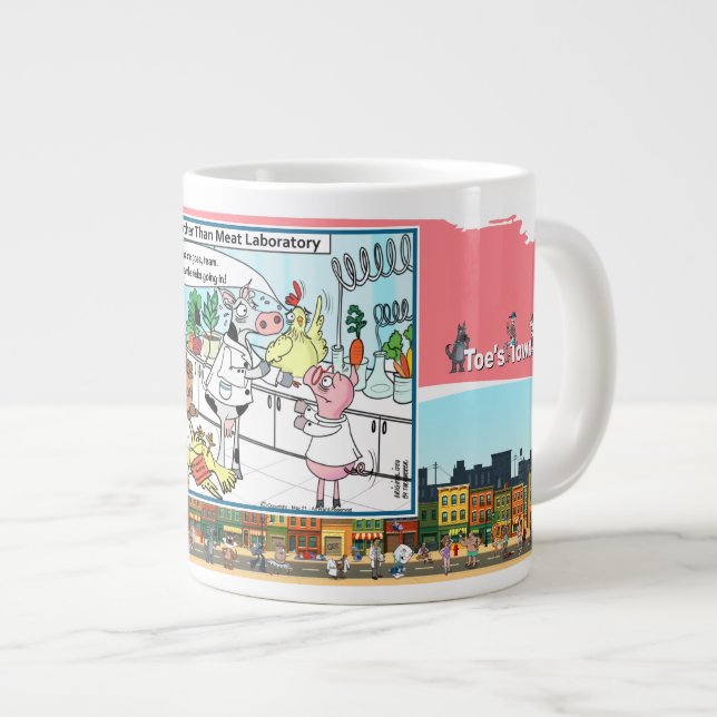 Grande Tasse Further Than Meat | Satirical Humor (Devant droit)