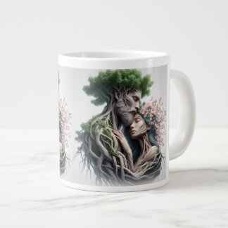 Grande Tasse fusão homem e natureza