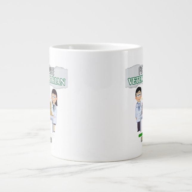 Grande Tasse Future Veterinarian Loading – Vet Student Design (Devant)