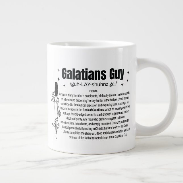 Grande Tasse GALATIANS GUY Chrétien (Droite)