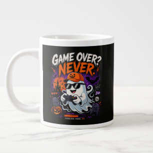 Grande Tasse Game Over N'est Jamais Drôle Gamer Fantôme Hallowe