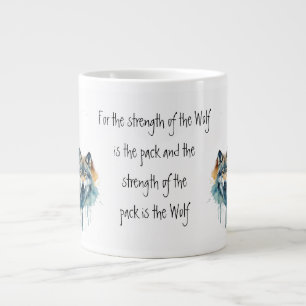 Grande Tasse Gamme Inspirational Wolf Citation Force Pack