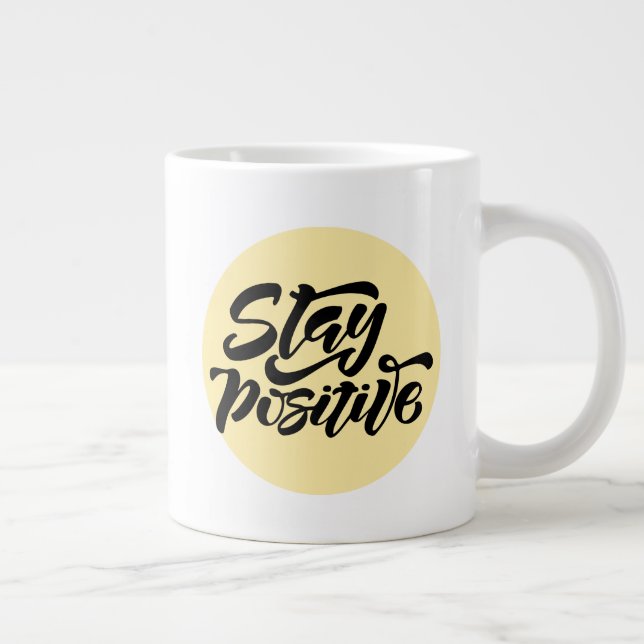 Grande Tasse Garder le jaune positif (Droite)