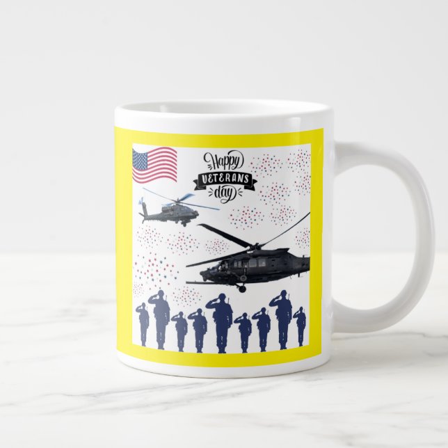Grande Tasse Gardiens de la liberté jaune (Droite)