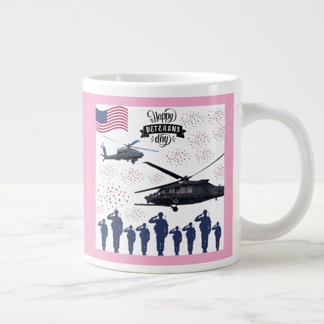 Grande Tasse Gardiens de la liberté rose (Droite)