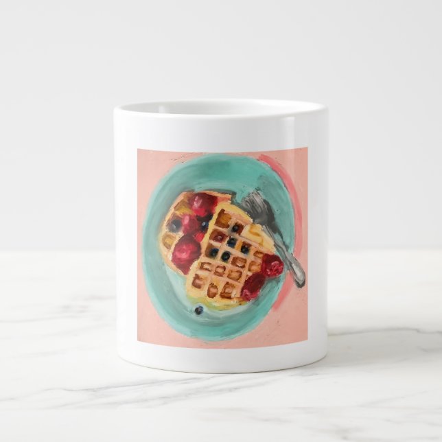 Grande Tasse Gaufres et Baies (Devant)