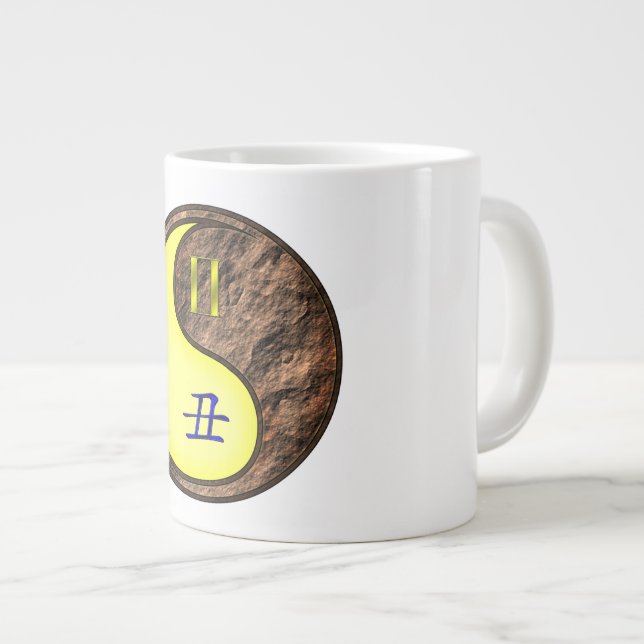 Grande Tasse Gémeaux & Bœuf de Terre (Devant droit)