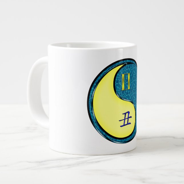 Grande Tasse Gémeaux & Bœuf d'eau (Devant gauche)