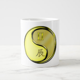 Grande Tasse Gémeaux & Dragon de Métal