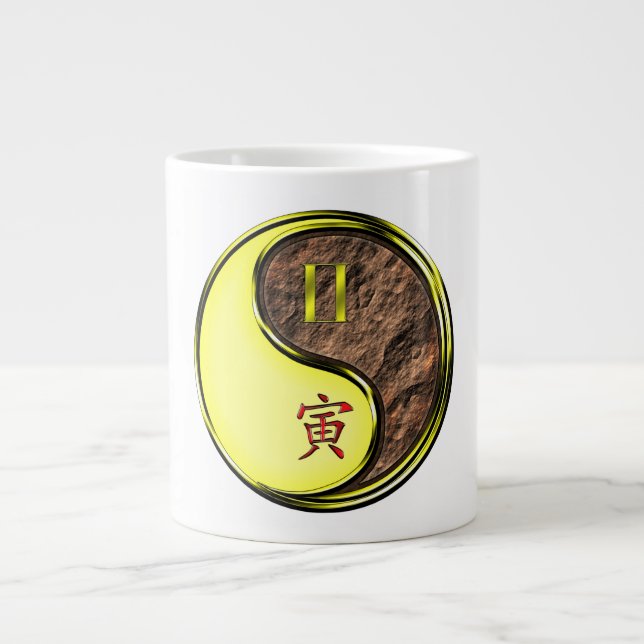 Grande Tasse Gémeaux & Tigre de Terre (Devant)