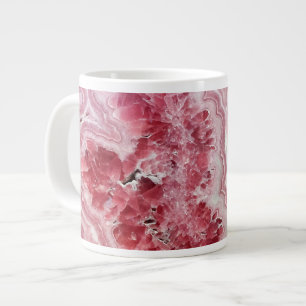Grande Tasse Géode cristal rose