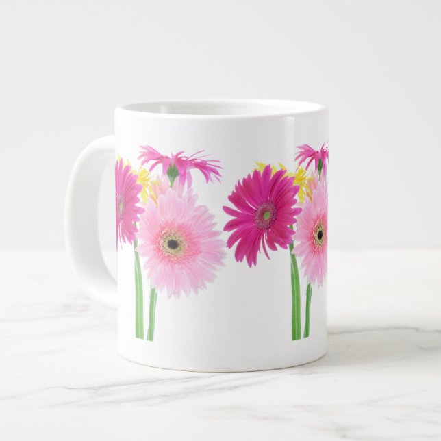 Grande Tasse Gerbera Daisy Piink (Devant gauche)