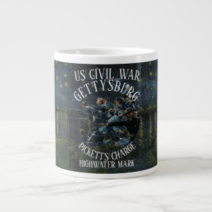 GRANDE TASSE GETTYSBURG GUERRE DE SÉCESSION AMÉRICAINE CHARGE D